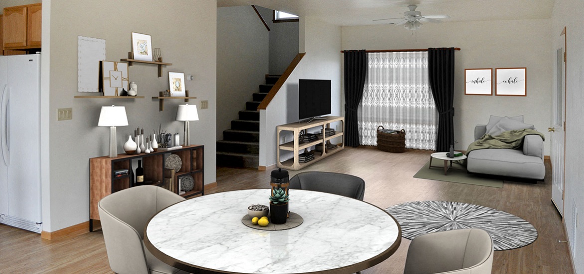 Minot AFB Homes Family housing at Minot AFB, ND